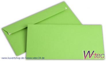 C6/5 Colorpapierkuverts in Intensivgrün, ohne Fenster (500 Kuverts = 66,50 EURO)