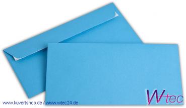 C6/5 Colorpapierkuverts in Intensivblau, ohne Fenster (500 Kuverts = 66,50 EURO)