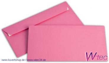 C6/5 Colorpapierkuverts in Eosinrot, ohne Fenster (500 Kuverts = 66,50 EURO)