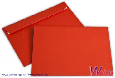 C5 Colorpapierkuverts in Intensivrot ohne Fenster (500 Kuverts = 90,50 EURO)