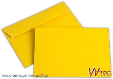 C6 Colorpapierkuverts in Goldgelb, ohne Fenster (500 Kuverts = 53,00 EURO)