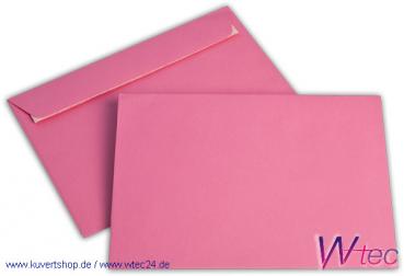 C5 Colorpapierkuverts in Eosinrot ohne Fenster (500 Kuverts = 90,50 EURO)