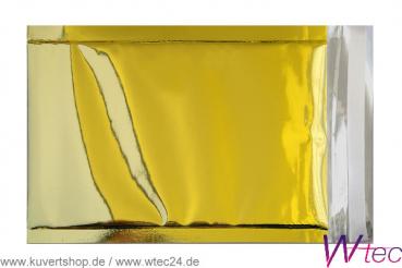 Folien-Versandtasche in C3 - Gold glänzend, mit Haftklebung  (100 Kuverts = 98,00 EURO)
