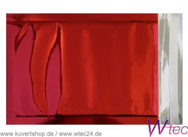 Folien-Versandtasche in C4 - Rot glänzend, mit Haftklebung  (100 Kuverts = 78,00 EURO)