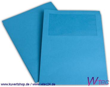 ORDO Mappen in Intensivblau mit XL Fenster (500 Mappen = 89,50 EUR)