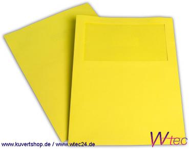 ORDO Mappen in Intensivgelb mit XL Fenster (500 Mappen = 89,50 EUR)