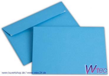 C6 Colorpapierkuverts in Intensivblau, ohne Fenster (500 Kuverts = 62,00 EURO)