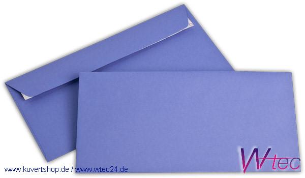 C6/5 Colorpapierkuverts in Violett, ohne Fenster (500 Kuverts = 66,50 EURO)