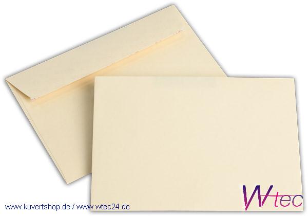 C6 Colorpapierkuverts in Hellchamois, ohne Fenster (500 Kuverts = 53,00 EURO)