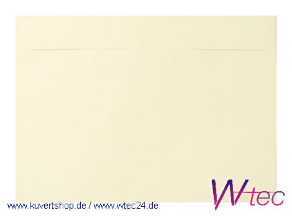 Vollfarbige C6-Kuverts in Hellchamois, Haftklebend, ohne Fenster (100 Kuverts = 54,00 EURO)