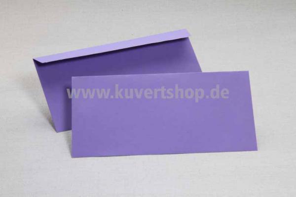 DL-Clariana-Kuverts in Violett / Flieder, ohne Fenster