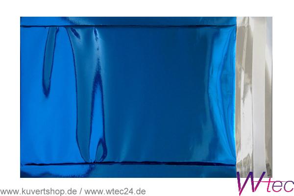 Folien-Versandtasche in C3 - Blau glänzend, mit Haftklebung  (100 Kuverts = 98,00 EURO)