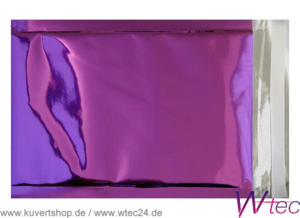 Folien-Versandtasche in C6/5 (~DL) - Violett glänzend, mit Haftklebung (100 Kuverts = 55,00 EURO)
