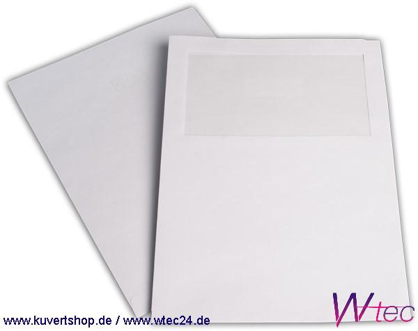 ORDO Mappen in Weiss mit XL Fenster (500 Mappen = 89,50 EUR)