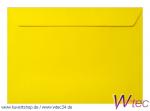 Vollfarbige C5-Kuverts in Kanariengelb, Haftklebend, ohne Fenster (100 Kuverts = 58,00 EURO)